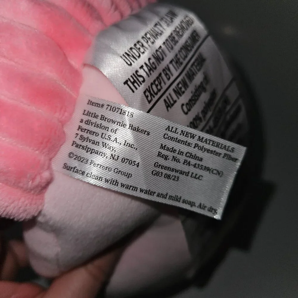 Pink Winking Axolotl Plush Pillow Toy Decor Own Your Magic Little Brownie OYM